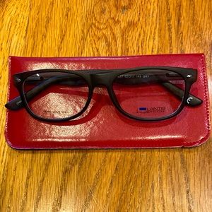 Matte Grey Ophthalmic Eyeglass Frame